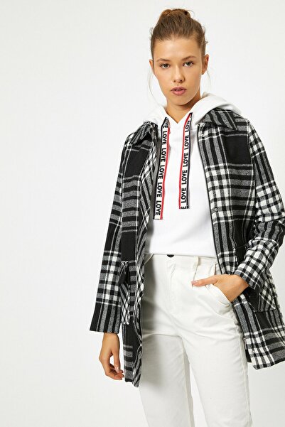 Koton Kadın Siyah Kaban 0KAL08336IW