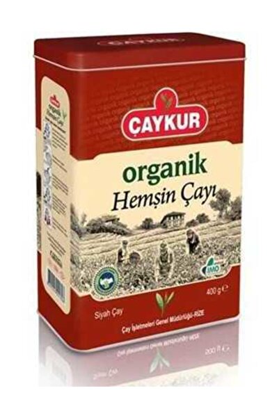 Çaykur Organik Hemşin Çayı Teneke Kutu 400 gr