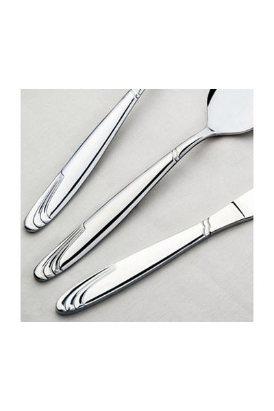 Nehir İmran Lisbon Plain 30 Piece Fork Spoon Set with Cardboard Box Without Knife