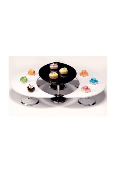 Zicco Tray Cookie Cake Pastry Display Stand Melamine 59X80X20 cm