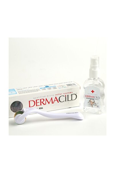 Dermacild 540 Iğne Titanyum Dermaroller 0,25mm + Temizleme Spreyi