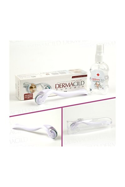 Dermacild 180 Iğne Titanyum Dermaroller 0,50 Mm (GÖZ ÇEVRESİ IÇİN IDEAL) Temizleme Spreyi