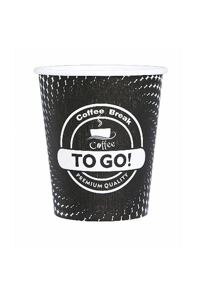 Elit Paper Cups 8 Oz 100 Pack Coffee To Go Black Paper Cups