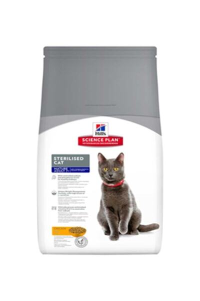 Hill's Sterilised Mature Adult +7 Tavuklu Yaşlı Kedi Maması - 1,5 Kg