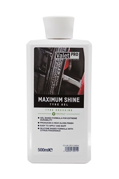 Valet Pro Maximum Shine Tyre Gel Lastik Parlatıcı Jel 500ml