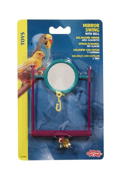 Living World Plastic Mirrored Zilli Perch