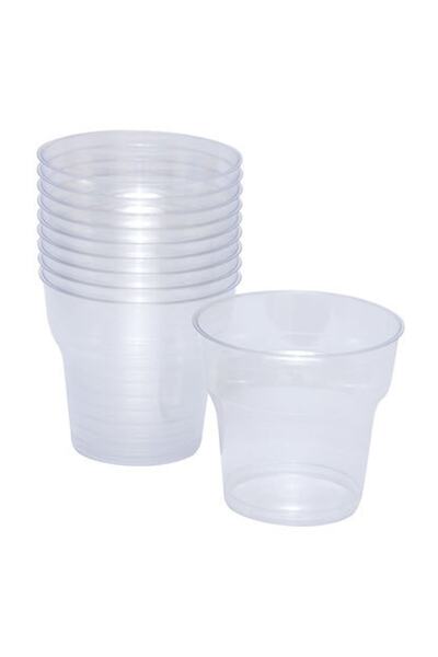 Roll-Up كوب كريستال شفاف 10 قطع