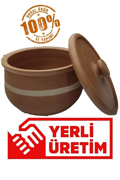 Genel Markalar Toprak El Yapımı 3Kg Yoğurtluk Kahverengi / %100 Doğal Bcguxy012