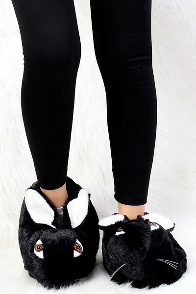 Lukas Παντόφλες Rabbit Black - 0423.264.