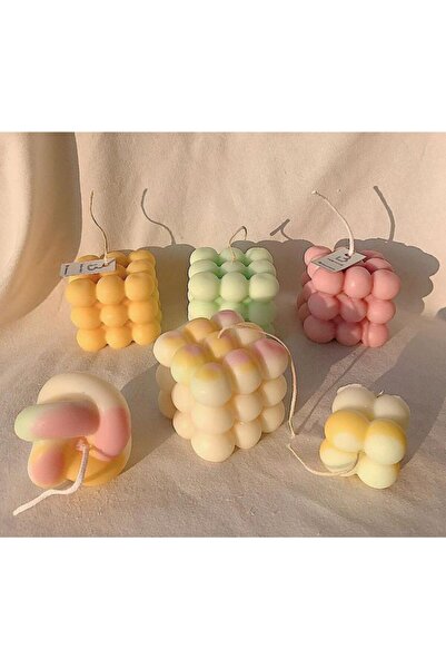 Genel Markalar 3'lü Mum Kalıbı Bubble Düğüm Ve Küçük Bubble Mum Kalıbı