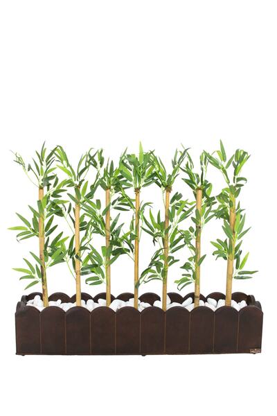 Yapay Çiçek Deposu Yapay Bambu Seperatör (20X100X85 Cm)