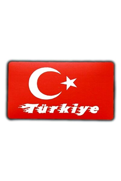 Sticker Sepetim Türk Bayrağı Türkiye Yazılı Oto Sticker