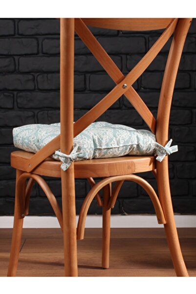 ALTINPAMUK 4-х комплект золотих подушок для стільців з м'якою набивкою та спеціальним швом, 40x40 см