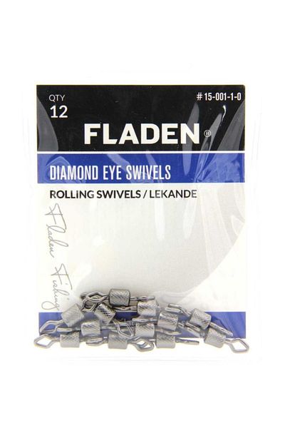 FLADEN Diamond Eye Swivels Swivels No:1/0