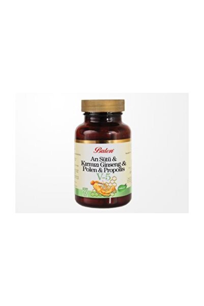 Balen V5 Arı Sütü Kırmızı Ginseng Polen Propolis 1015 Mg 60 Table