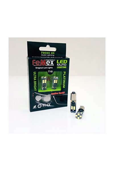 FEMEX Platinum H21w Baw9s 12ledli 650 Lumen Beyaz Led Ampul Aktif Canbus