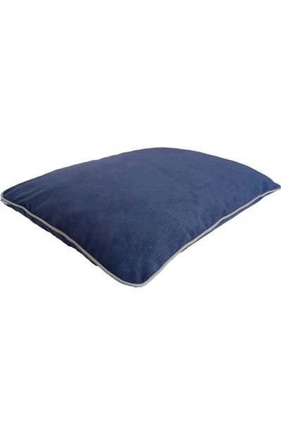 viscopet Luxury Visco Filled Zippered Washable Cat Dog Bed Xl 100x70cm -dark blue
