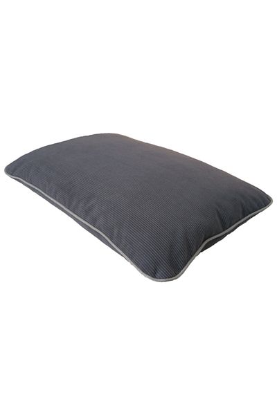 viscopet Luxury Visco Filled Zippered Washable Cat Dog Bed Xl 100x70cm -fume