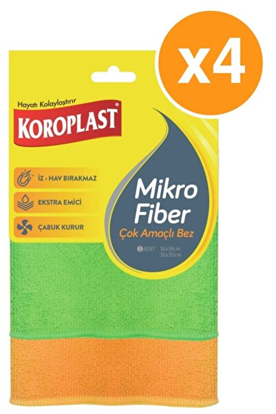 Koroplast Višenamenska krpa od mikrovlakana 2 x 4 pakovanja