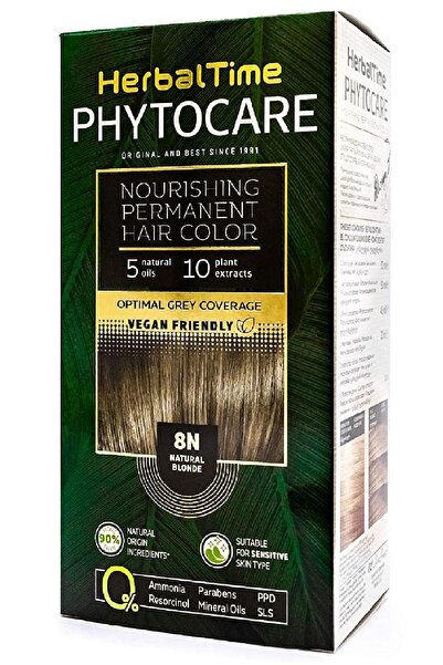 SPA MASTER Phytocare 8n Natural Blonde Doğal Sarı Bitkisel Saç Boyası