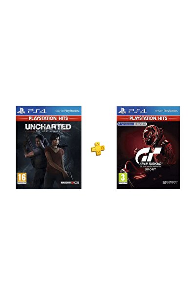 Sony Uncharted Kayıp Miras PS4 + Gran Turismo Sport PS4 Paketi