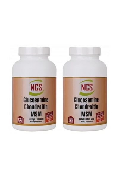 NCS 240 Tablets Glucosamine Chondroitin Msm Turmeric - 2 Boxes