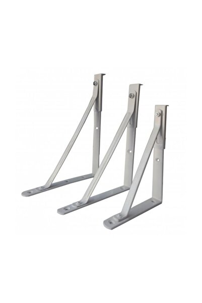 Beşel Ayarlı Raf Altı (Beyaz) No:1 2 Adet