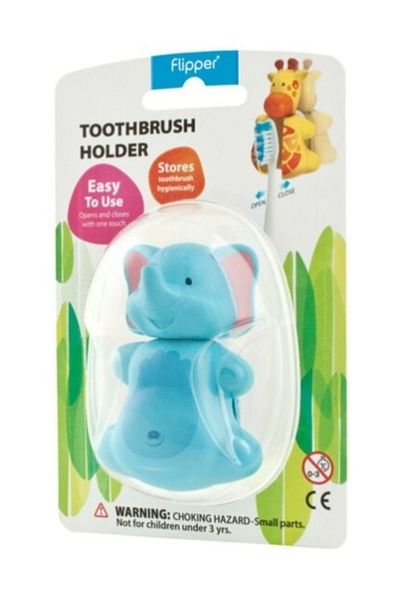 Flipper Flipper Hygienic Toothbrush Storage Container - Elephant Figure