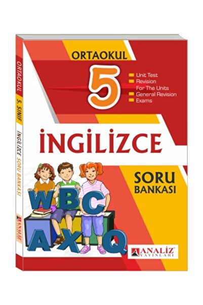 Analiz Yayınları 5. Sınıf Ingilizce Soru Bankası -  Yayınları