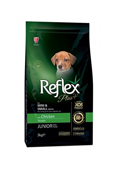 Reflex Plus Küçük Ve Mini Irk Yavru Köpekler Için Tavuklu Köpek Maması 3 Kg