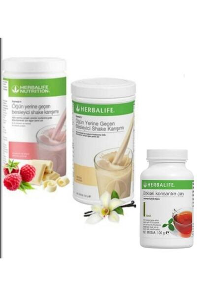 Herbalife Ahududulu Ve Beyaz Çikolatalı Shake,vanilyalı Shake, Klasik Bitkise...