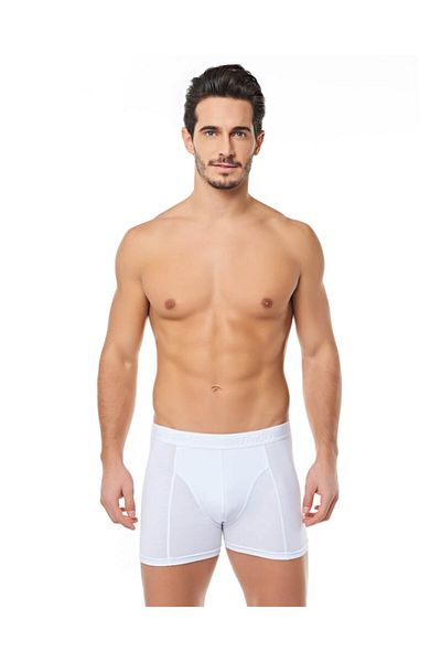 Tutku Ανδρικά Elastan Boxers - 4 Pack - Λευκό