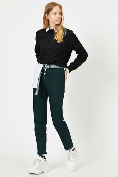 Koton Jeans - Khaki - Mom