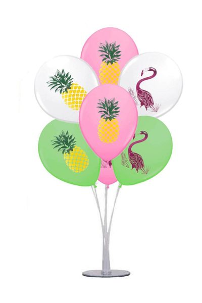 kidspartim Flamingo Balloon Stand Harness Set of 7