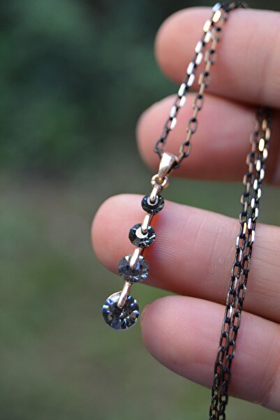 Stoneage Jewellery Anthracite Jewelled Zircon Women's Set