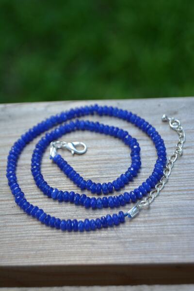 Stoneage Jewellery Bayan Kolye Rondela Kesim Ceyt Doğal Taş