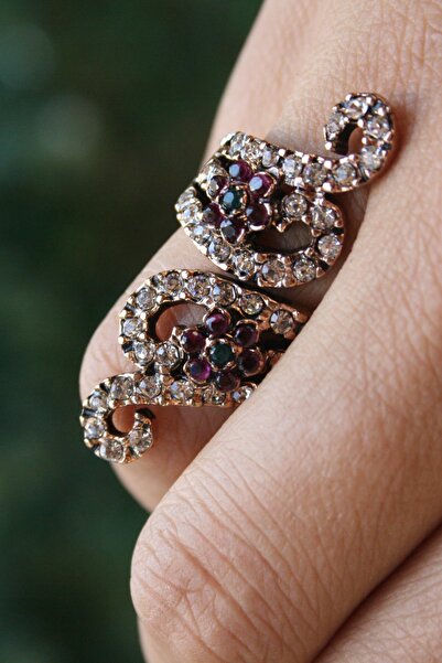 Stoneage Bronz Sarmaşık Ayarlanabilir Bayan Yüzük