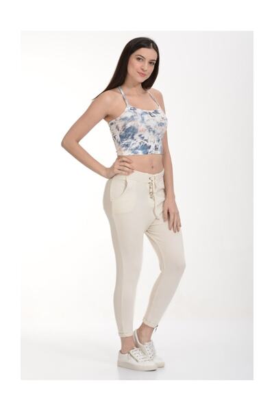 Cotton Candy Штани з подвійними штанинами та деталями «кушгоз» і «пат»