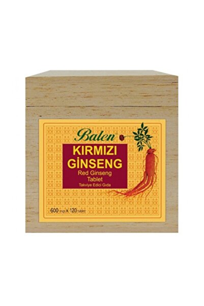Balen Kırmızı Kore Ginsengi Ekstraktı 600 mg 120 Tablet