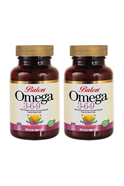 Balen Omega 3,6,9 Yumuşak Kapsül - 60 Kapsül X 2 Kutu