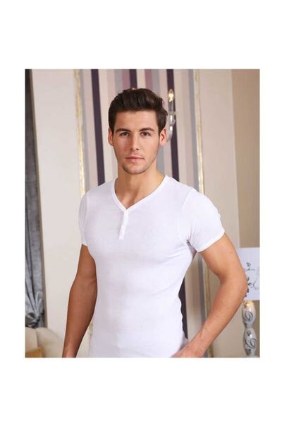 Berrak 1045 Чоловіча футболка з короткими рукавами та капюшоном