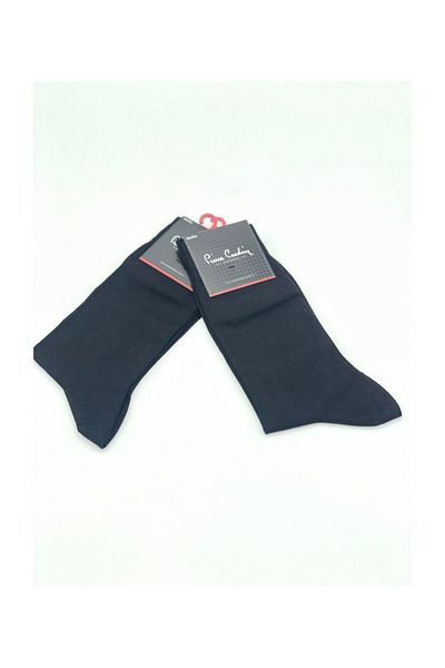 Pierre Cardin Мъжки плоски бамбукови чорапи 800, черни, 6 чифта