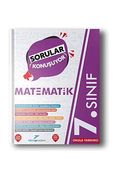 Pruva Akademi 7. Sınıf Matematik Soru Bankası