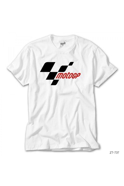 Z zepplin Tricou alb cu logo Motogp