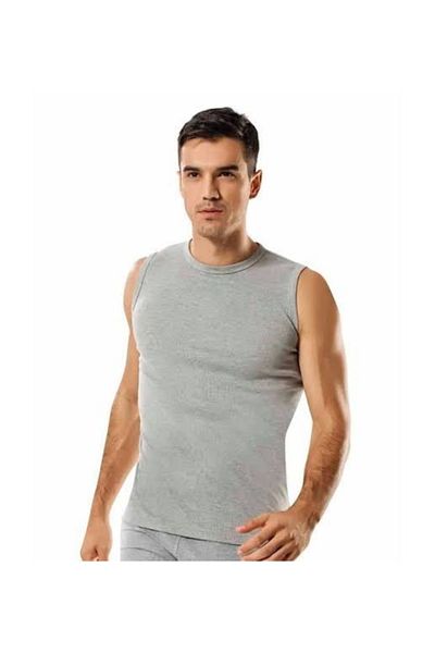 Tutku 0108 Model - 6 Pack Crew Neck Tank Top, Zero Sleeve