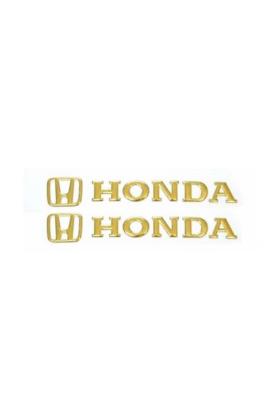 Knmaster Honda Embossed Gold Sticker Bonding