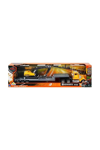 Sunman Fabbatoys 1:43 Long Haul Kenworth Carrier Truck and Excavator