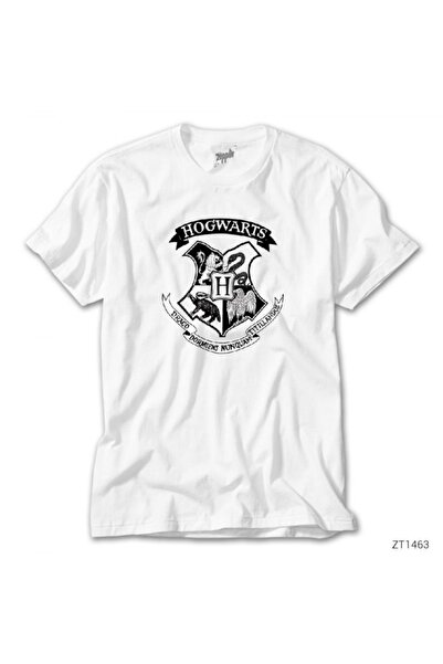 Z zepplin Tricou alb cu logo-ul școlilor Harry Potter Bw