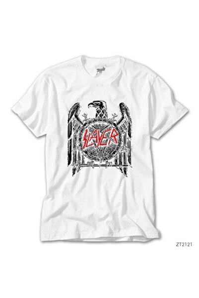Z zepplin Tricou alb Split Slayer Eagle