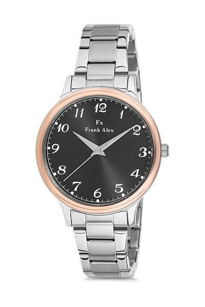Frank Alex Women's Metallic Silver Wristwatch Fa.12583m.03
